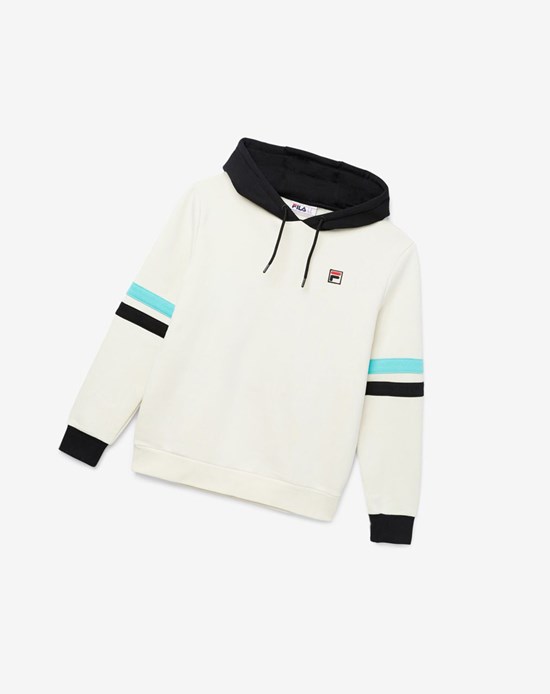 Fila Hurley Hoodie Czarne Niebieskie Turkusowe | QPGCT-1207