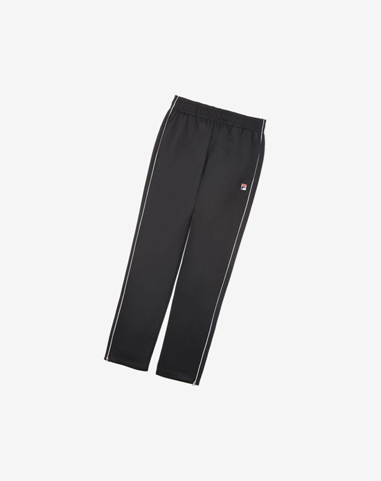 Fila Italia Track Pant Czarne Białe | KZTDA-3091