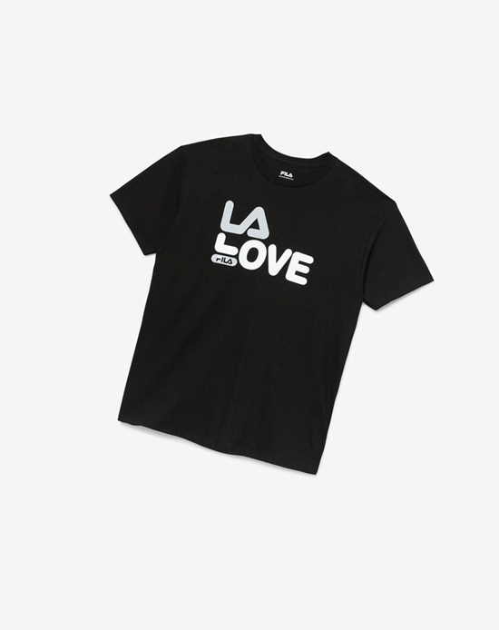 Fila La Love Tee Czarne | OBXHN-2350