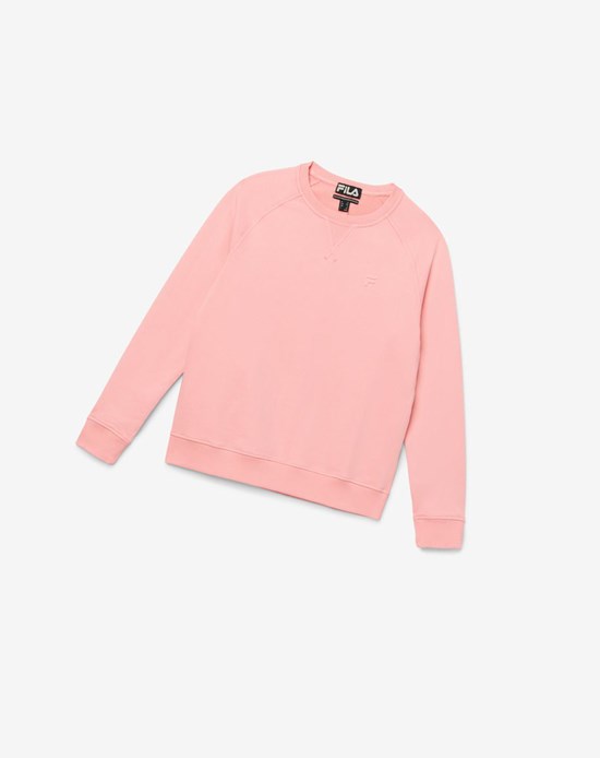 Fila Logan Crewneck 681 Strawberry Ice | PGHVK-5701