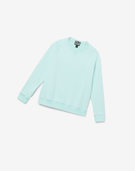 Fila Logan Crewneck Niebieskie | CEIAT-8490