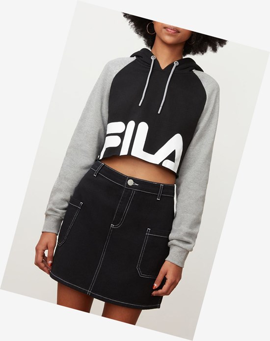 Fila Luciana Hoody Blk/Lgrym/Wht | MPEWO-9416