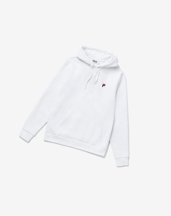 Fila Luka Hoodie Białe | CITDR-8217