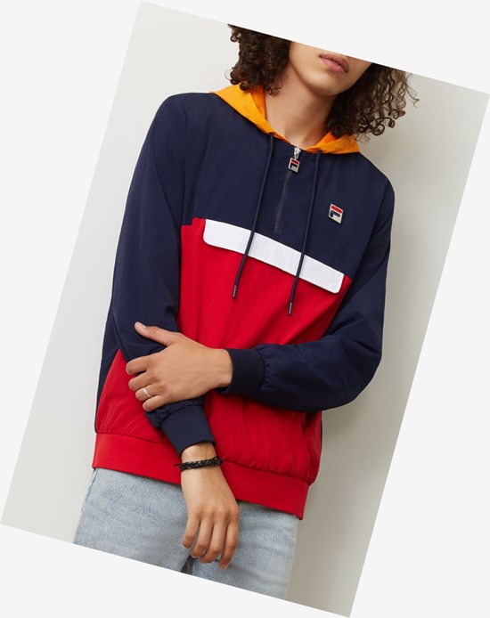 Fila Macker 2 Wiatr Jacket Peac/Cred/Flor | XZFMH-7890