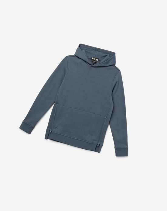 Fila Maddox Pullover Hoodie 033 Turbulence | KNMSZ-9041