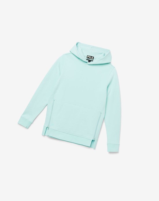 Fila Maddox Pullover Hoodie Niebieskie | YTOND-9068