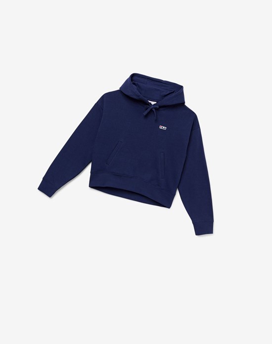 Fila Marina Hoodie 410 Peacoat | EIMJP-7365