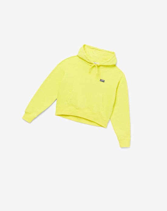 Fila Marina Hoodie 706 Goldfinch | QWGAB-4253