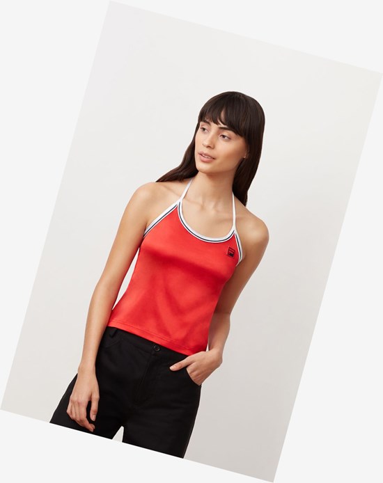 Fila Marisol Halter Tank Cred/Wht/Peac | QSPUI-1723