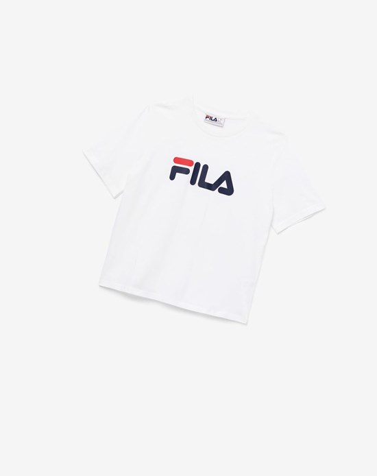 Fila Miss Eagle Tee Białe | HDTSQ-8439