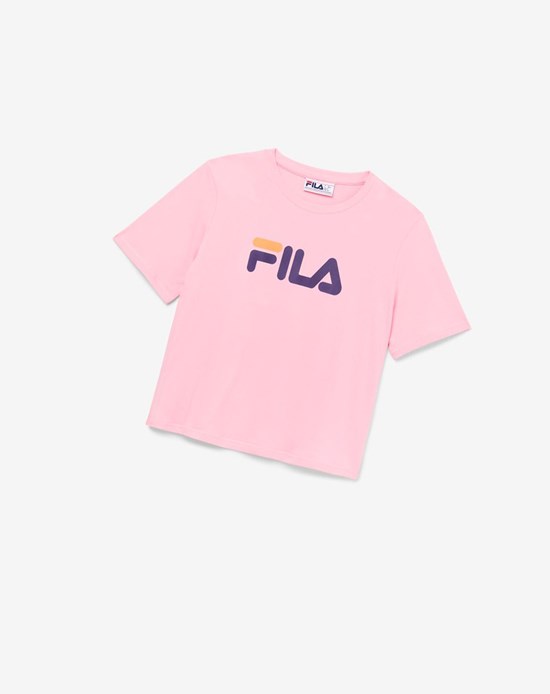 Fila Miss Eagle Tee Różowe Pomarańczowe | NCEOR-2509