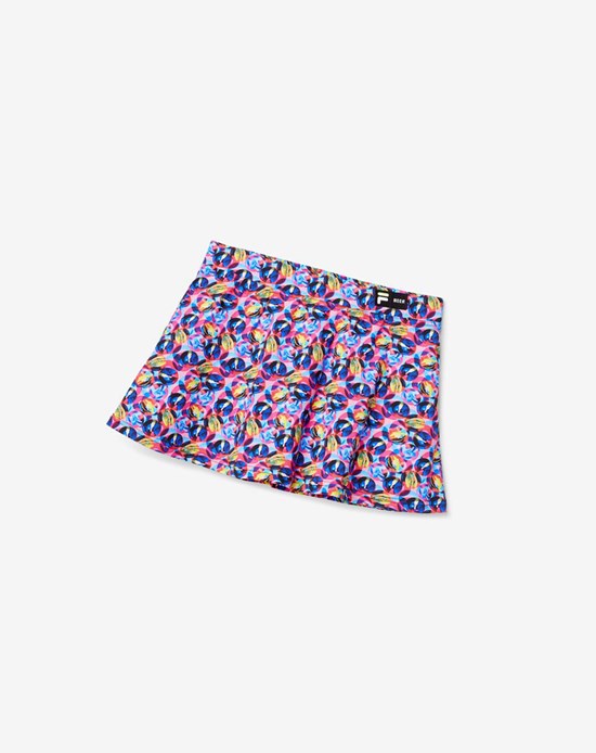 Fila Msgm X Fila Printed Skort Różowe | BNWGH-1902