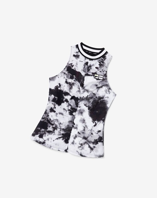 Fila Msgm X Fila Raceback Tank Czarne | FNUJC-3524