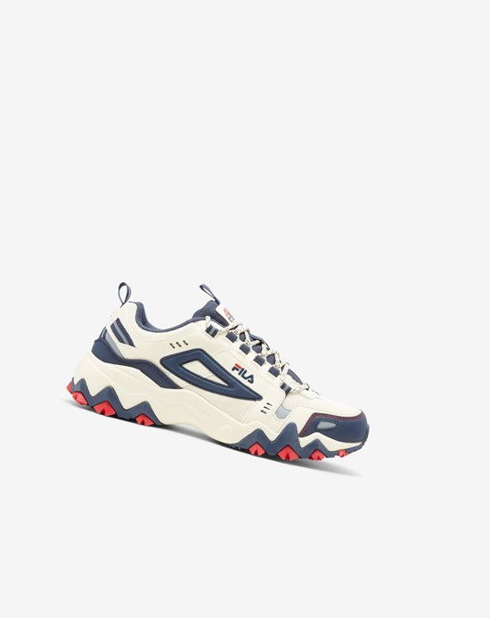 Fila Oakmont Tr Sneakers Białe Granatowe Czerwone | CEYQJ-2301