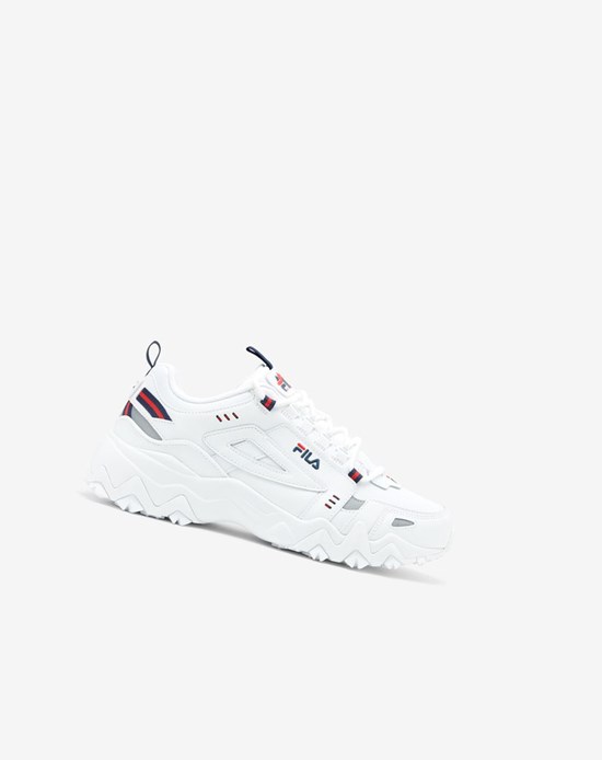 Fila Oakmont Tr Sneakers Białe Granatowe Czerwone | PJMUF-2063