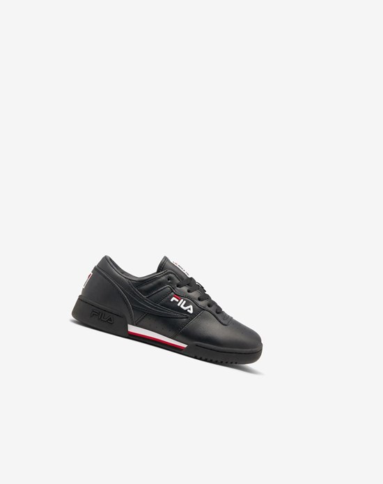 Fila Original Fitness Sneakers Czarne Białe Czerwone | NELPW-7680