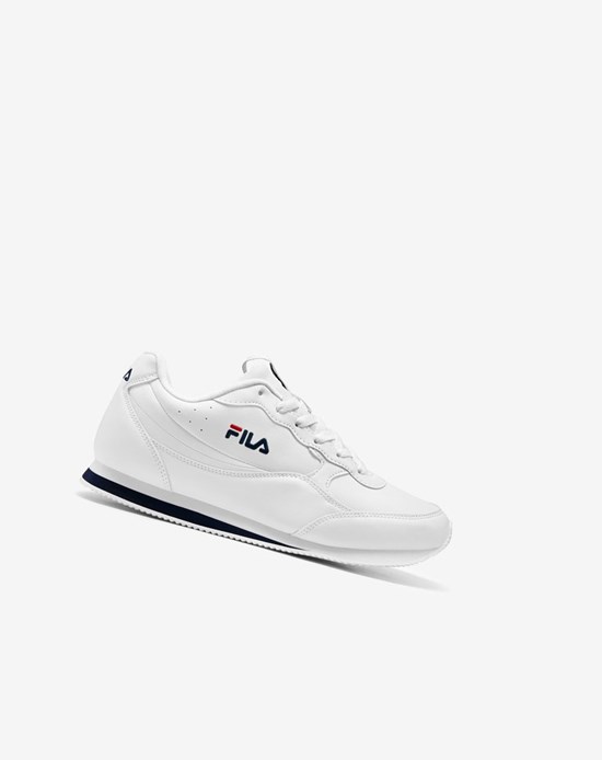 Fila Panzia Tenisa Shoes Białe Granatowe Czerwone | OKYNW-8697