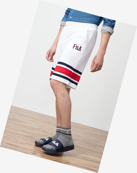 Fila Parker Krótkie Wht/Peac/Cred | QNVTY-3471