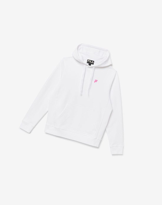 Fila Phoenix Hoodie Białe Różowe | SAHTD-0398