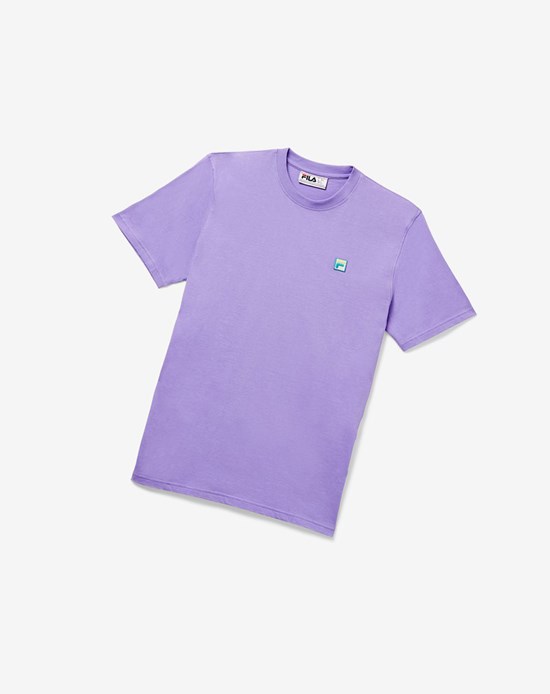 Fila Quartz Tee 597 Violet Tulip | DJQBE-8092