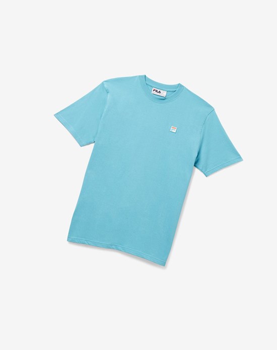 Fila Quartz Tee Niebieskie | DYGPJ-5748