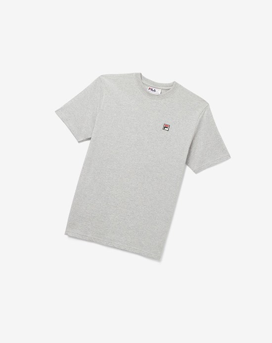 Fila Quartz Tee Szare | DCHZK-0984