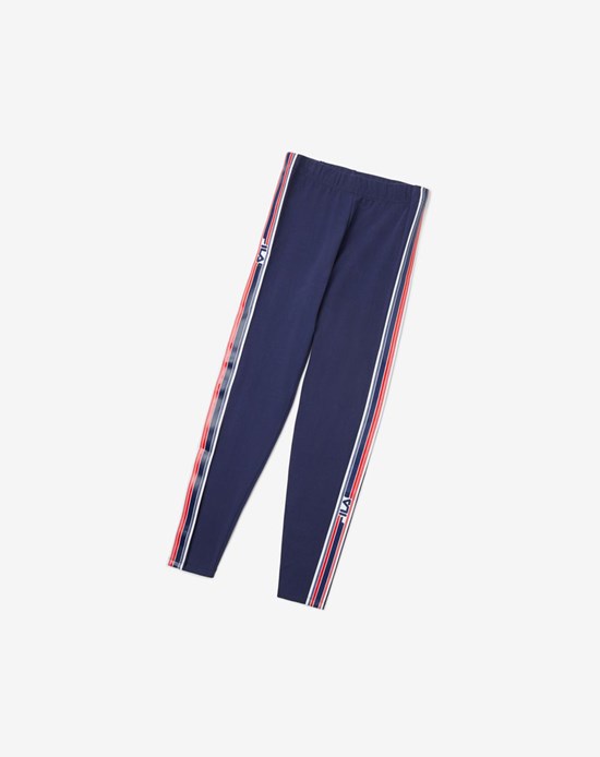 Fila Ragini High Rise Legging Białe Czerwone | WOEVQ-4983