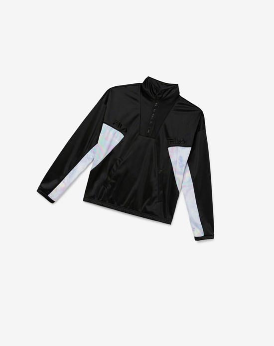 Fila Rally Track Jacket Czarne | FRKTO-7236