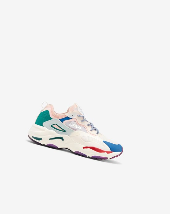 Fila Ray Tracer Lite Sneakers Ciemny Niebieskie Zielone | OCYAG-0146