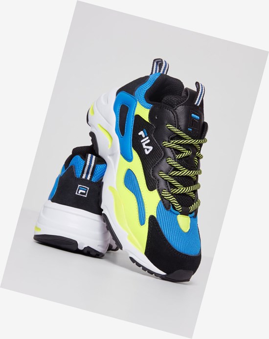 Fila Ray Tracer Sneakers Eble/Sfty/Blk | FOTDU-7140