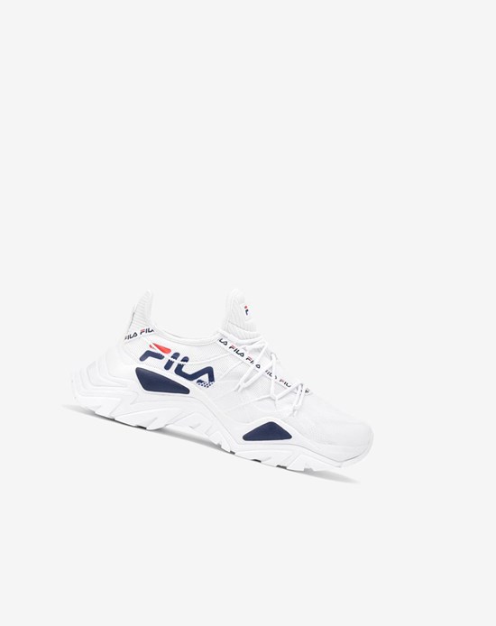 Fila Relectrove Premium Sneakers Białe Granatowe Czerwone | JAQIU-5640