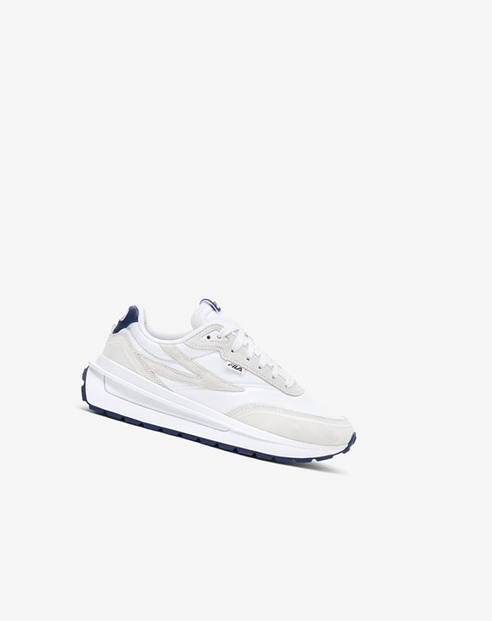 Fila Renno Sneakers Białe Granatowe Czerwone | IQRYP-4928