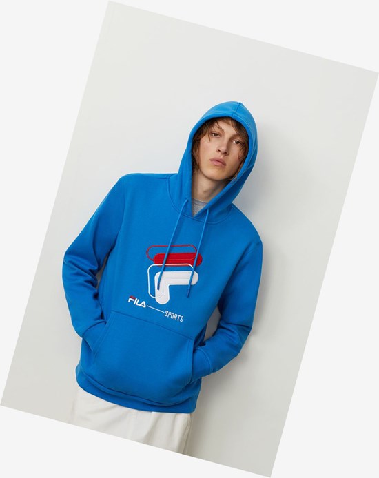 Fila Rocky Hoodie Directrblue | BAKOH-6829