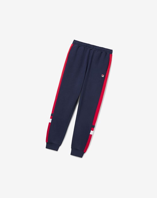 Fila Romolo Pant Czerwone Białe | KHQIZ-5149