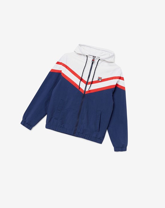 Fila Rugger Lekkie Jacket 410 Peacoat | SVJPR-3406