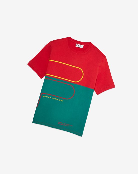 Fila Salza Tee Cred/Para/Free | ESTWU-9713