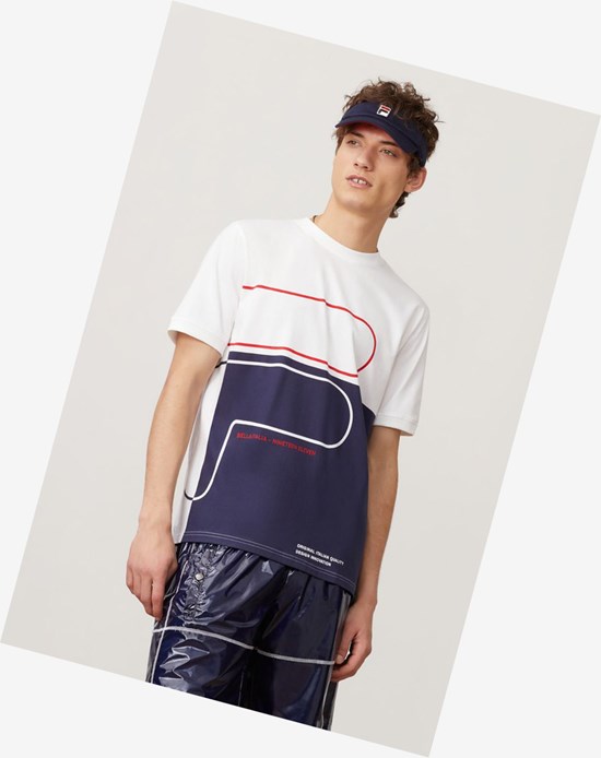 Fila Salza Tee Wht/Peac/Cred | LCTKX-3107