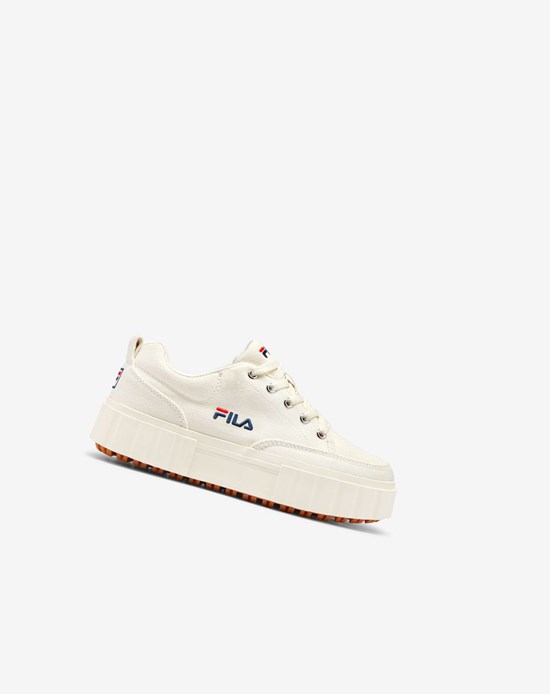 Fila Sandblast Low Sneakers Granatowe Czerwone | VLXIG-9726