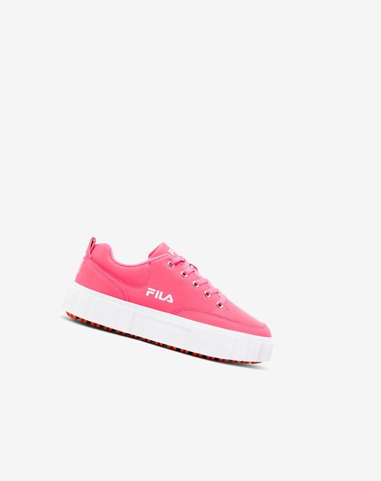 Fila Sandblast Low Sneakers Pglo/Pglo/Wht | SWXGQ-9401