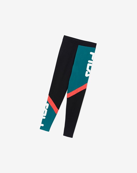 Fila Sia High Rise Legging Czarne | OHKIC-8362