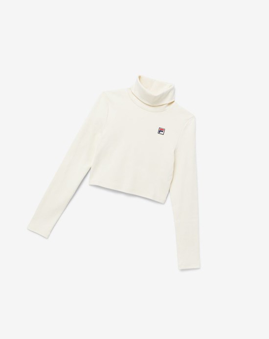 Fila Tapi Cropped Turtleneck 293 Turtledove | JSZWX-0742