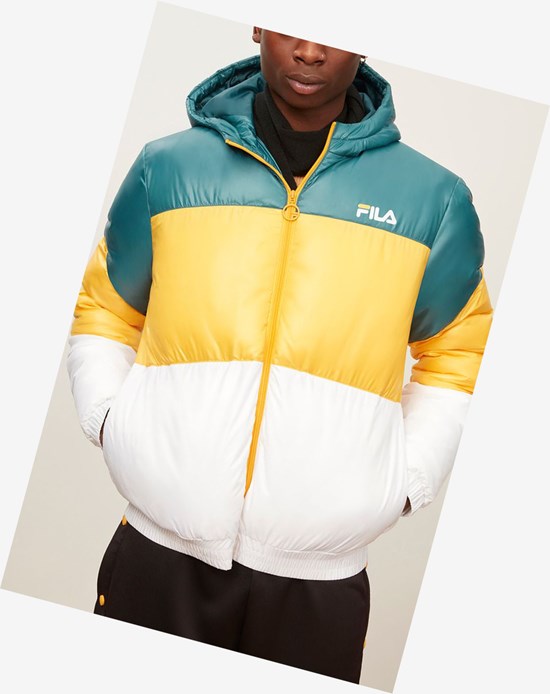 Fila Tatum Wiatr Jacket Atdp/Citr/Wht | MOYLW-6709