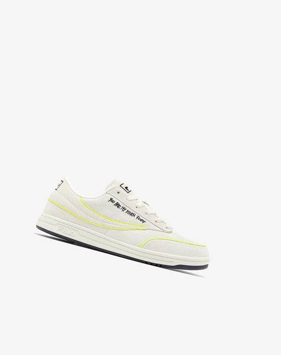 Fila Tenisa 88 Premium X Msgm Sneakers Białe Czarne Żółte | NBZDY-9568