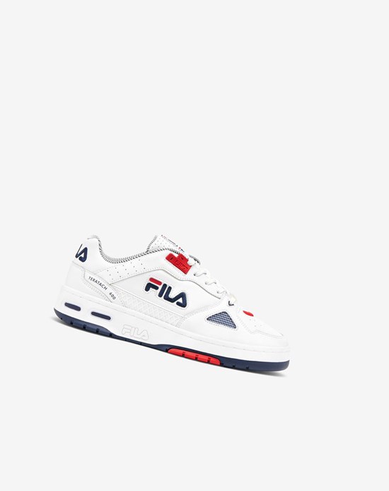 Fila Teratach 600 Sneakers Białe Granatowe Czerwone | VJUAC-1869