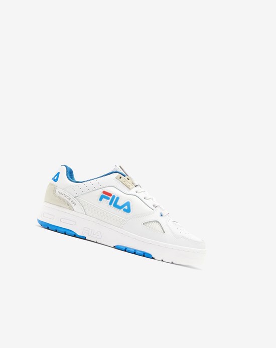 Fila Teratach 600 Sneakers Białe Niebieskie Srebrne | PMHFG-9657