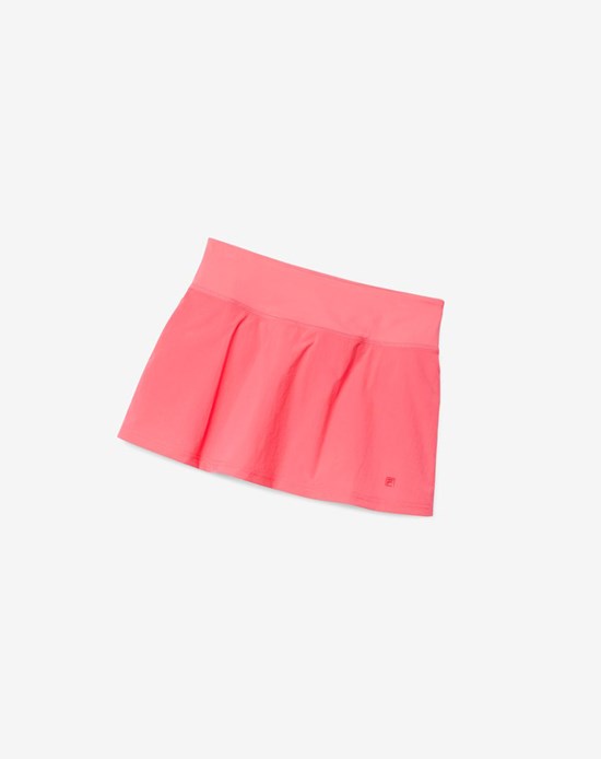 Fila Tie Breaker 13 1/2" Skater Skort Czerwone | AEZGQ-3619