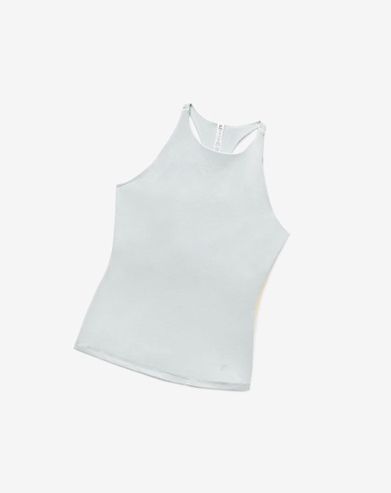 Fila Tie Breaker Racerback Tank Srebrne | EWLTS-0218