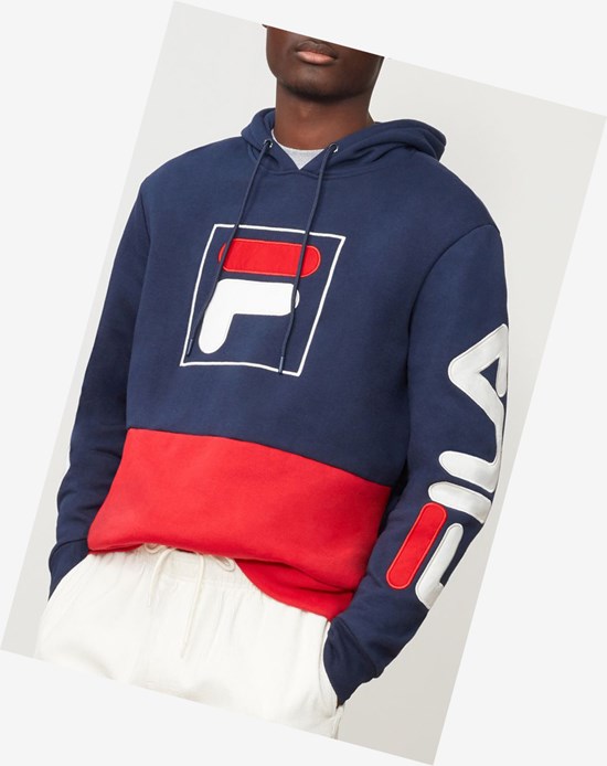 Fila Tony Hoodie Navy/Cred | OEZIV-0214