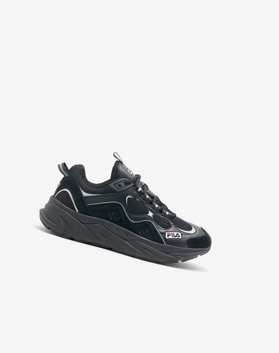 Fila Trigate Plus Sneakers Czarne Granatowe Srebrne | FYPLU-5491