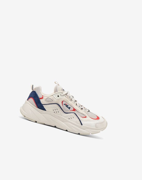 Fila Trigate Sneakers Granatowe Czerwone | CUFTB-6852